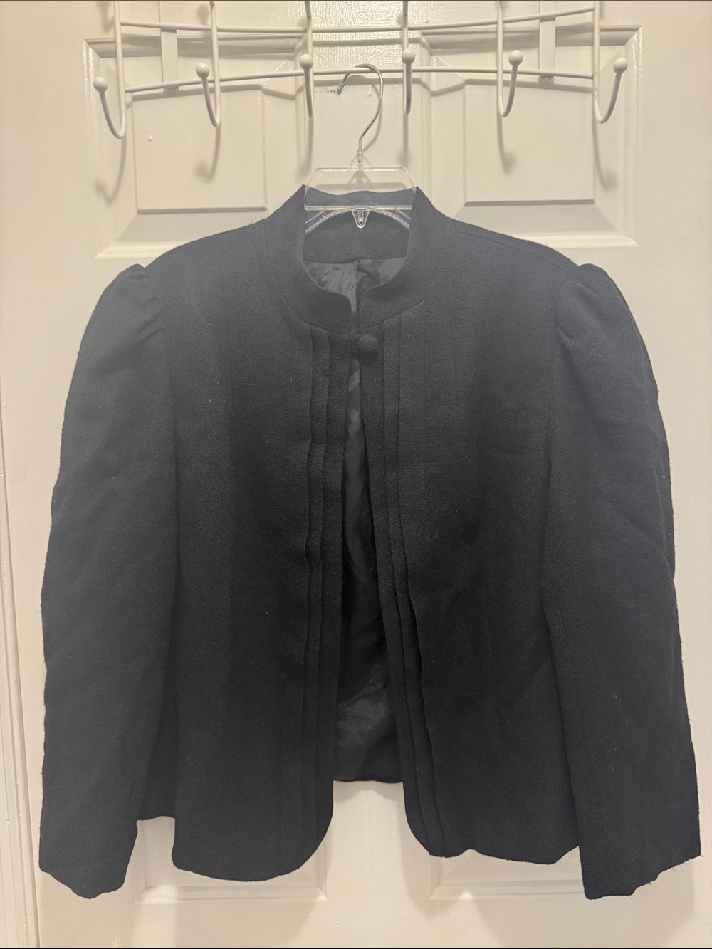 Vintage Central Park 100% wool single button blazer jacket